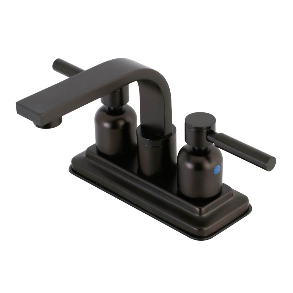 Kingston Brass Concord 4 in. Centerset Bathroom Faucet with Push Pop-Up, Oil Rubbed Bronze