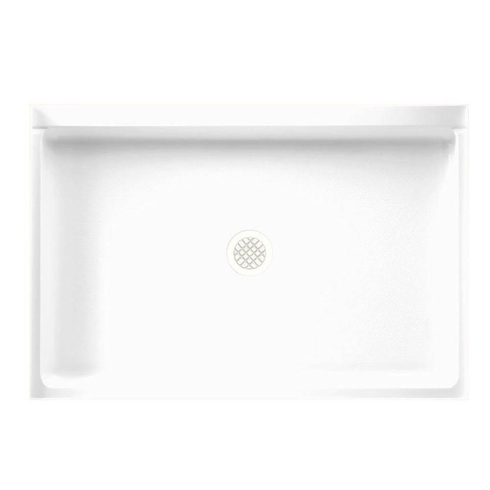Swan R-3248 32 x 48 Veritek Alcove Shower Pan with Center Drain in White